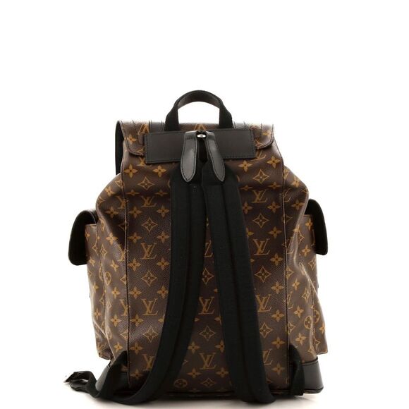 Louis Vuitton Christopher Backpack Macassar Monogram Canvas PM Brown - Picture 3 of 9
